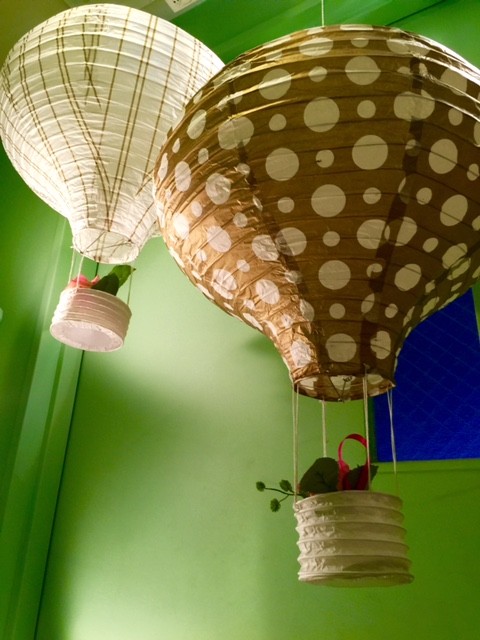 熱気球型ペーパーランタン